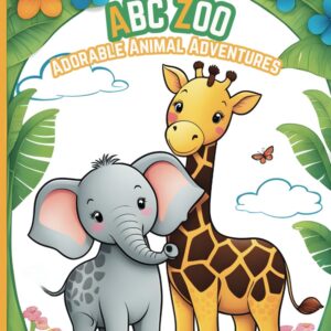 ABC ZOO: Adorable Animal Adventures: Coloring Book