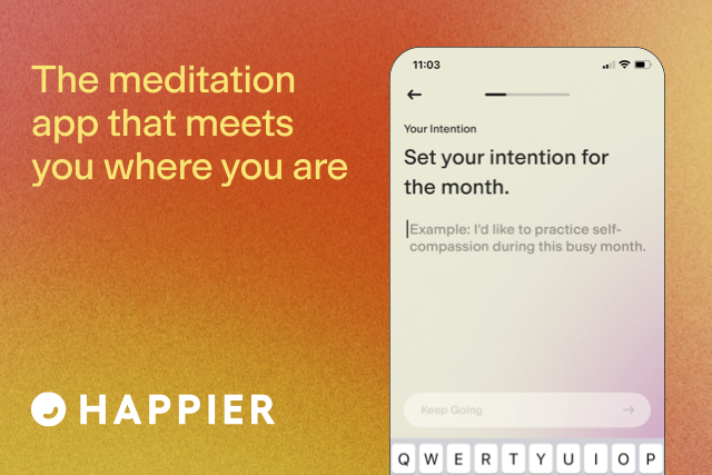 Free Offer: One year of the Happier Meditation App